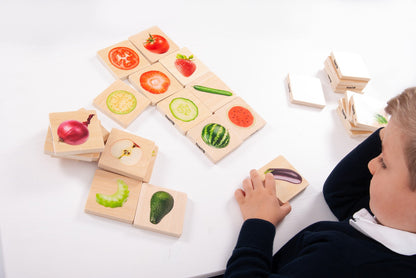 tickit | fruit & groente match – 28-delige set