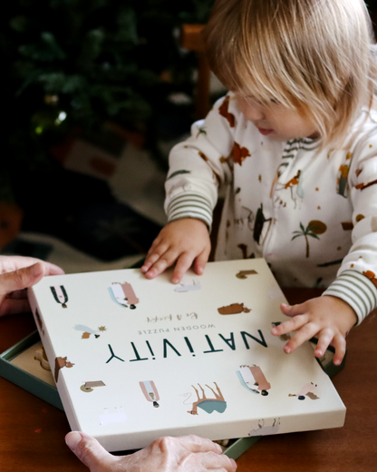 be a heart | geboorte van Jezus - houten puzzel