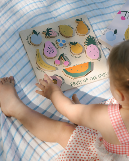 be a heart | vruchten van de geest houten puzzel
