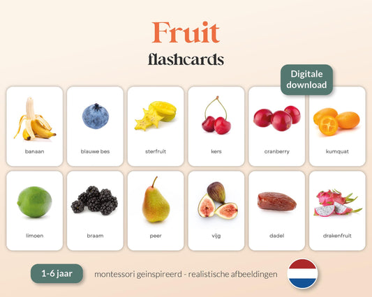 little disciples | fruit - 32 flashcards