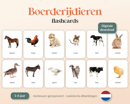 little disciples | boerderijdieren - 24 flashcards