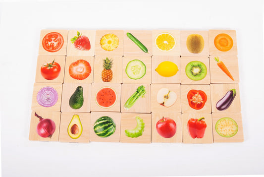 tickit | fruit & groente match – 28-delige set